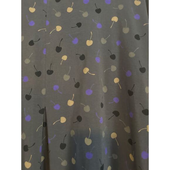 Gudrun Sjoden Organic Cotton Long Sleeve Shirt Dress XL  Edite Jersey Cherry - Picture 3 of 7